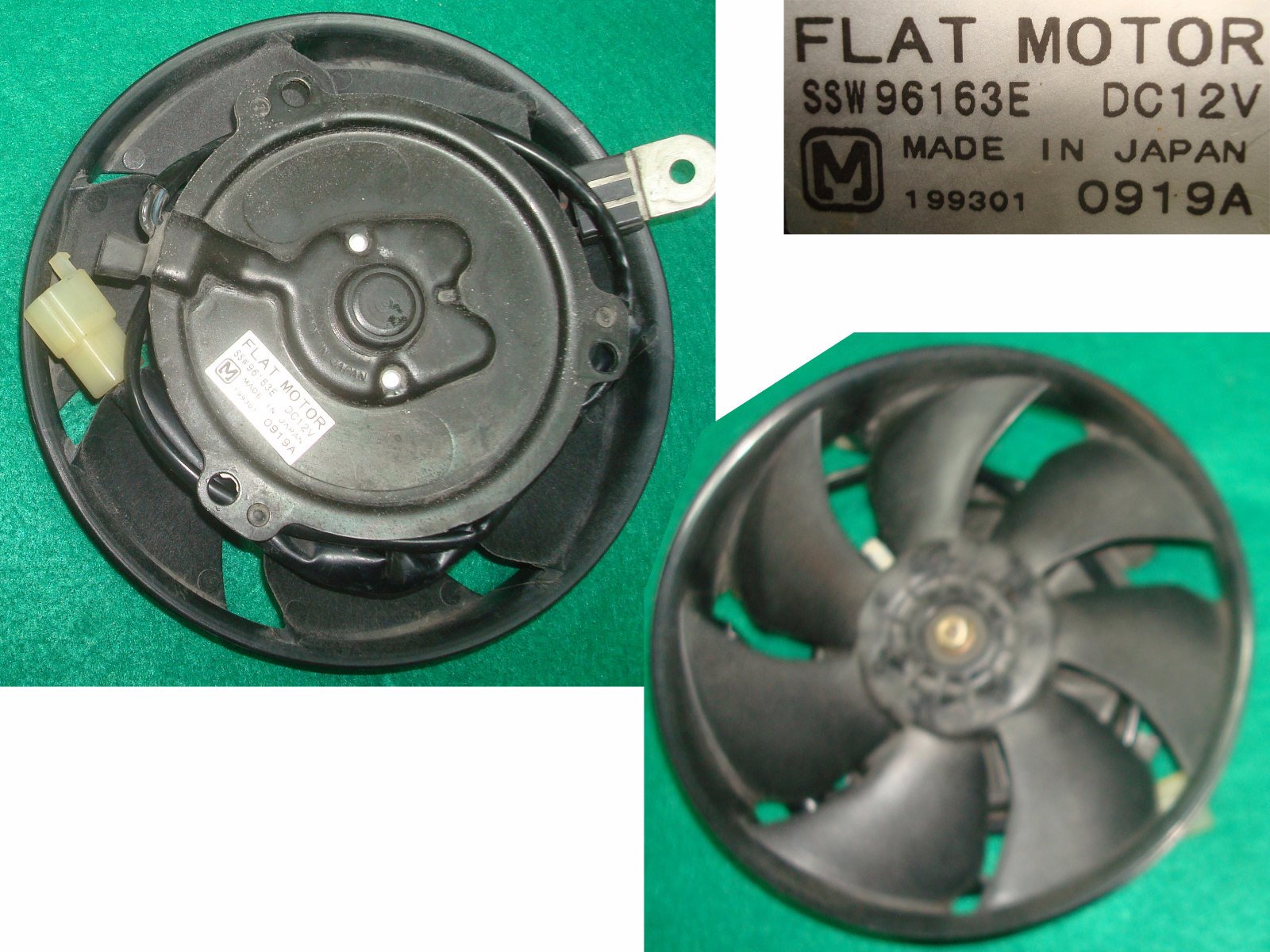 Goldwing GL1800 01 to 05 MOTOR ASSY., R. FAN, with Fan 19030-MCA-003