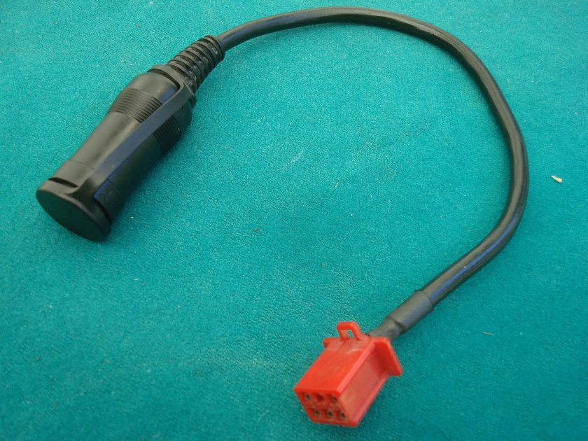 Goldwing GL1500 88 to 00 Driver Audio DIN plug in for radio headset HONDA