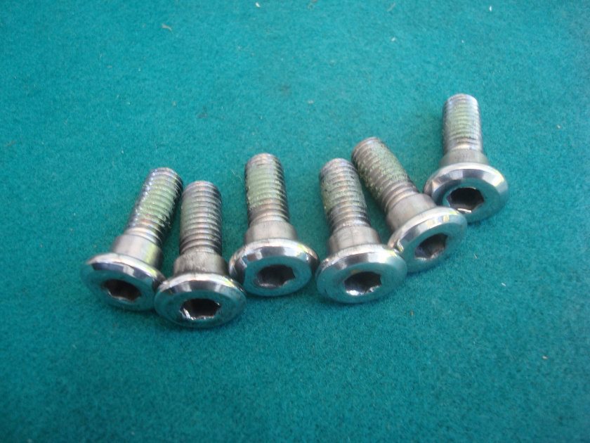 Goldwing GL1500 88 to 00 Brake rotor disk bolts SET of 6 (#3)