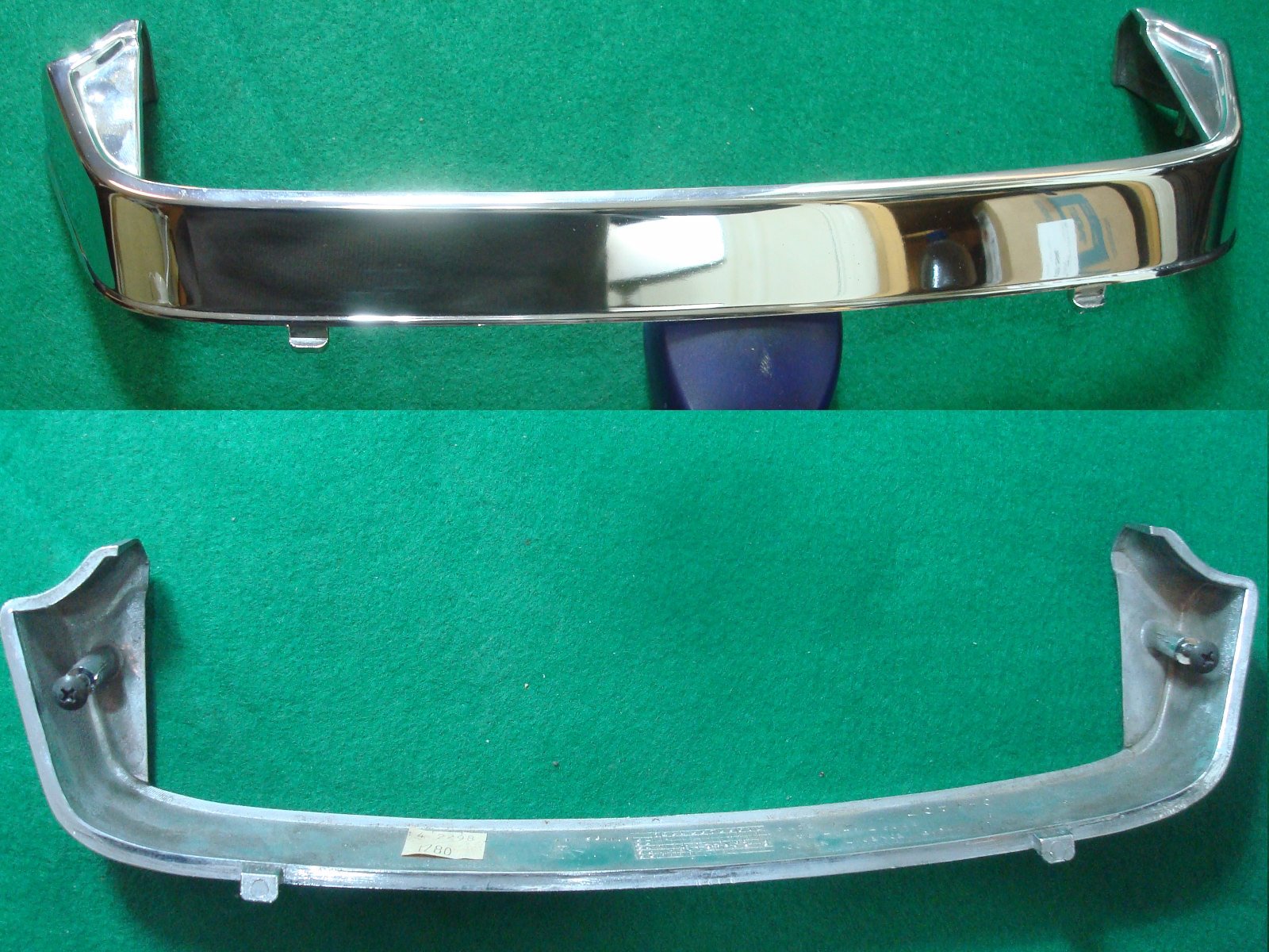 Goldwing GL1500 90 to 00 Chrome License plate cover trim