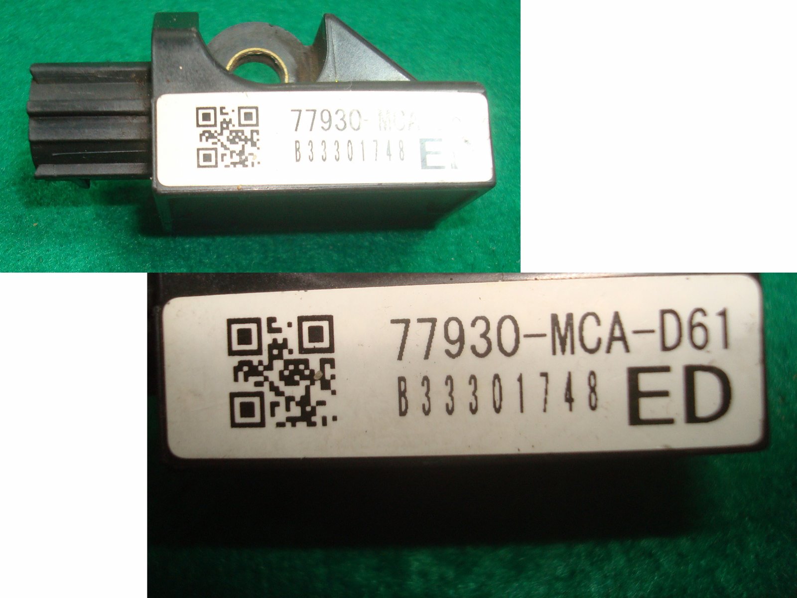 Goldwing GL1800 07 to '16 #4 Air Bag Sensor 77930-MCA-D61