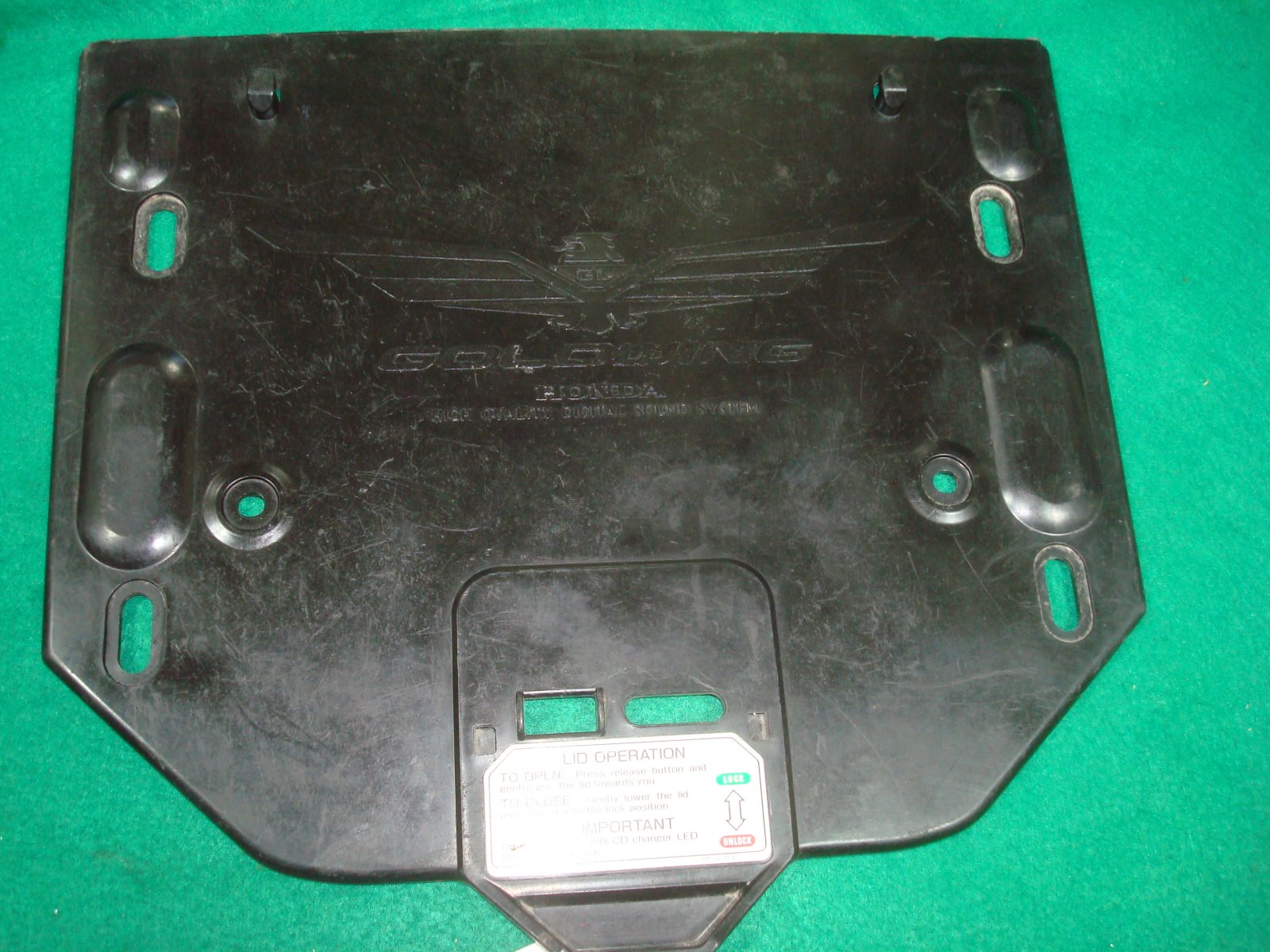 Goldwing GL1800 01 to 10 CD Deck trunk mount cover