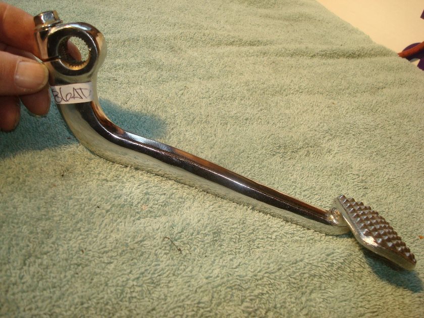 Goldwing GL1200 84 to 87 Brake pedal, rear