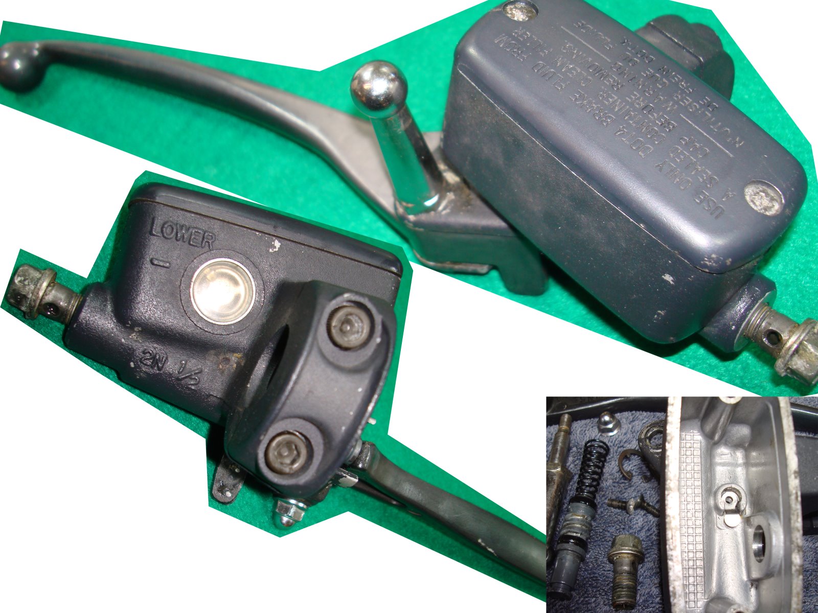 Goldwing GL1500 88-89 (-'00) MASTER CYLINDER ASSY., FR. BRAKE 45500-MN5-006