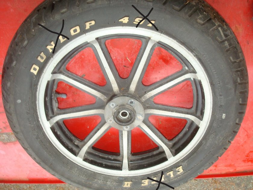 Goldwing GL1200 84 to 87 Front wheel in excellent condition.