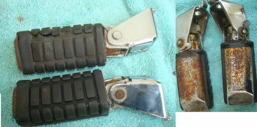 Goldwing GL1200 84 to 87 Passenger footpeg set
