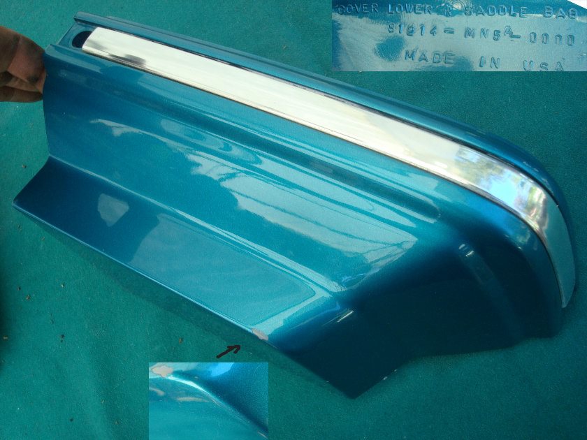 Goldwing GL1500 88 to 00 (92 Color) COVER, L. SADDLEBAG 81414-MN5-000ZR