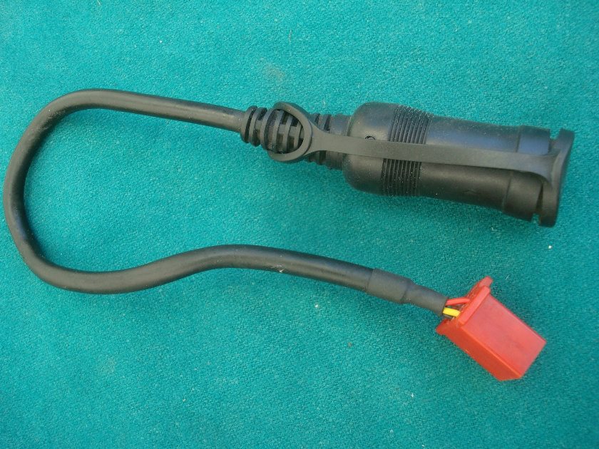 Goldwing GL1500 88 to 00 Driver Audio DIN plug in for radio headset HONDA