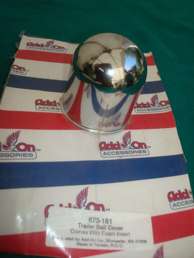 Models Goldwings 75 to 2010 Trailer ball cover Chrome