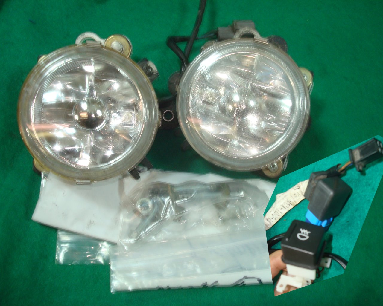 Goldwing GL1800 01 to 10 Driving Cornering Light SET OEM Honda