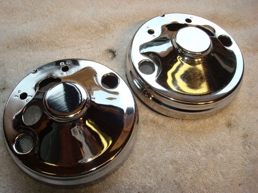 Goldwing GL1100 80 81 82 Tach and speedo chrome back SET