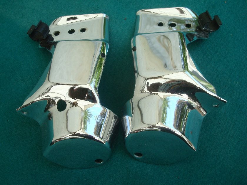 Goldwing GL1200 84 to 87 SET of Carburetor covers Chrome Very good