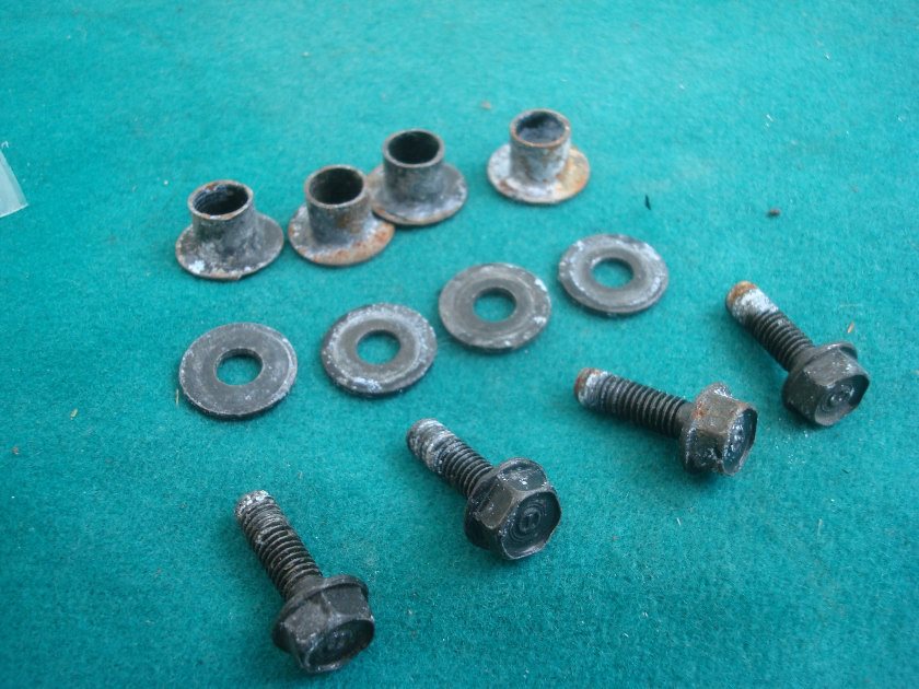 Goldwing GL1000 78 79 Faux tank fasteners and metal ferrules