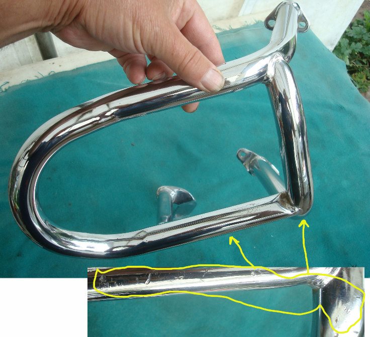 Goldwing GL1200 84 to 87 Engine guard Right
