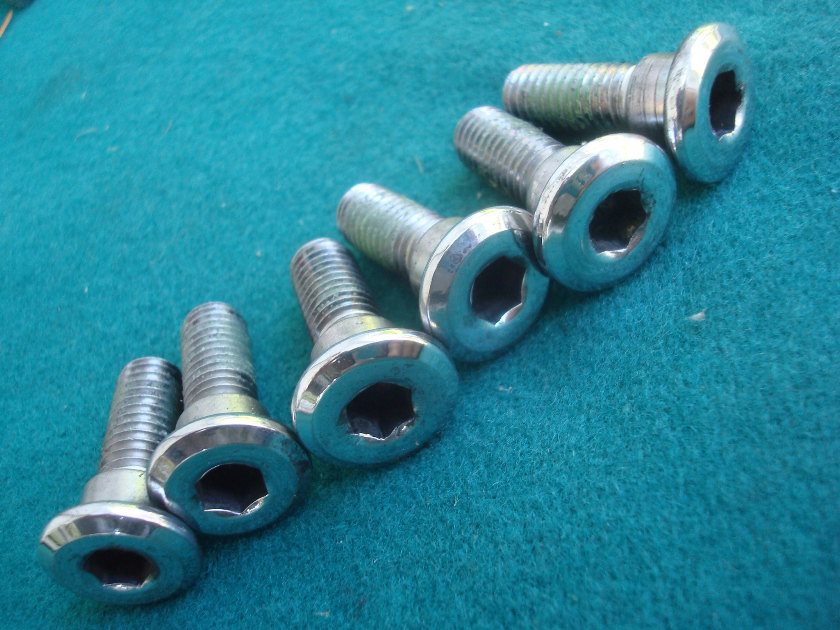 Goldwing GL1500 88 to 00 Brake rotor disk bolts SET of 6 (#1)