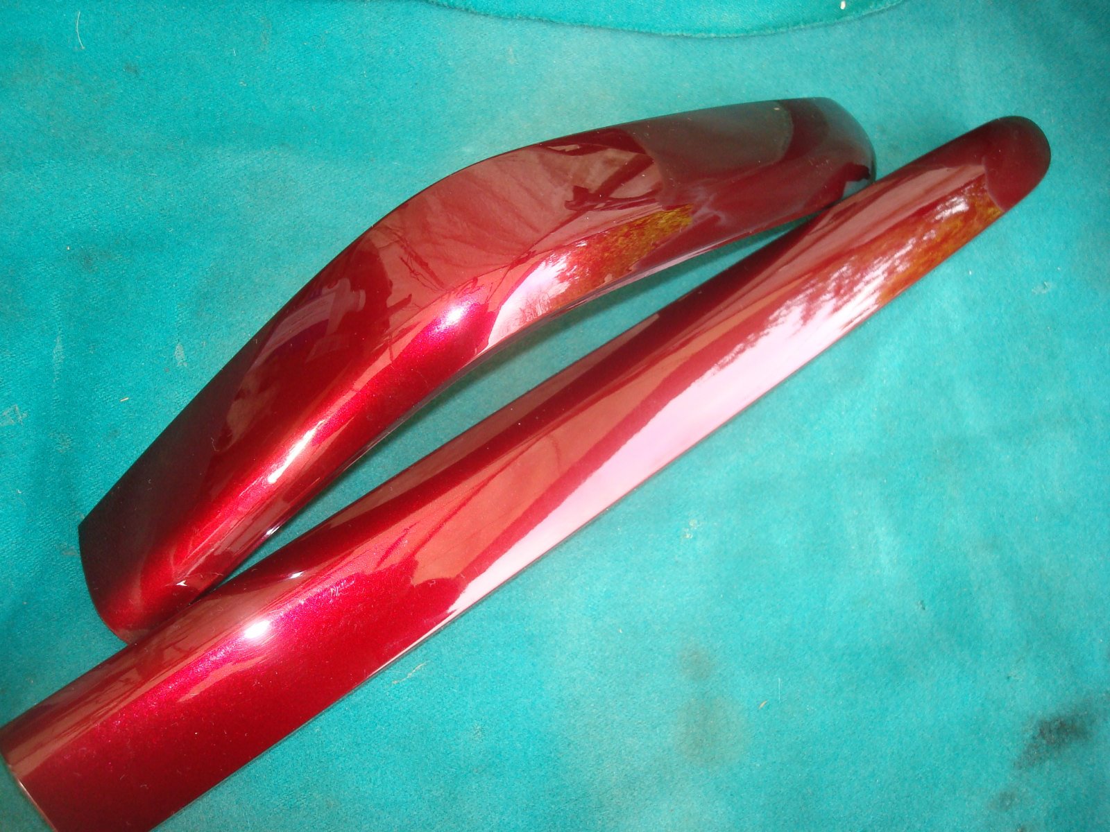 Goldwing GL1800 04 05 09 Saddlebag molding SET RH Bloodstone R287