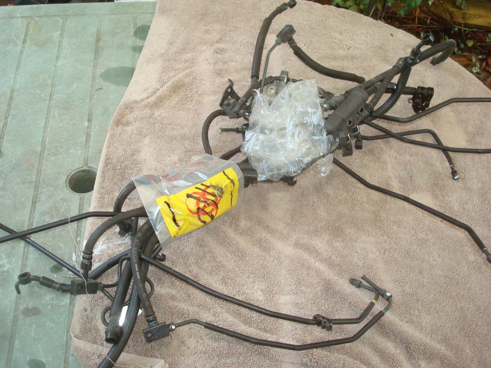 Goldwing GL1800 12 to 17 Complete brake line set from a 2014 ABS A.