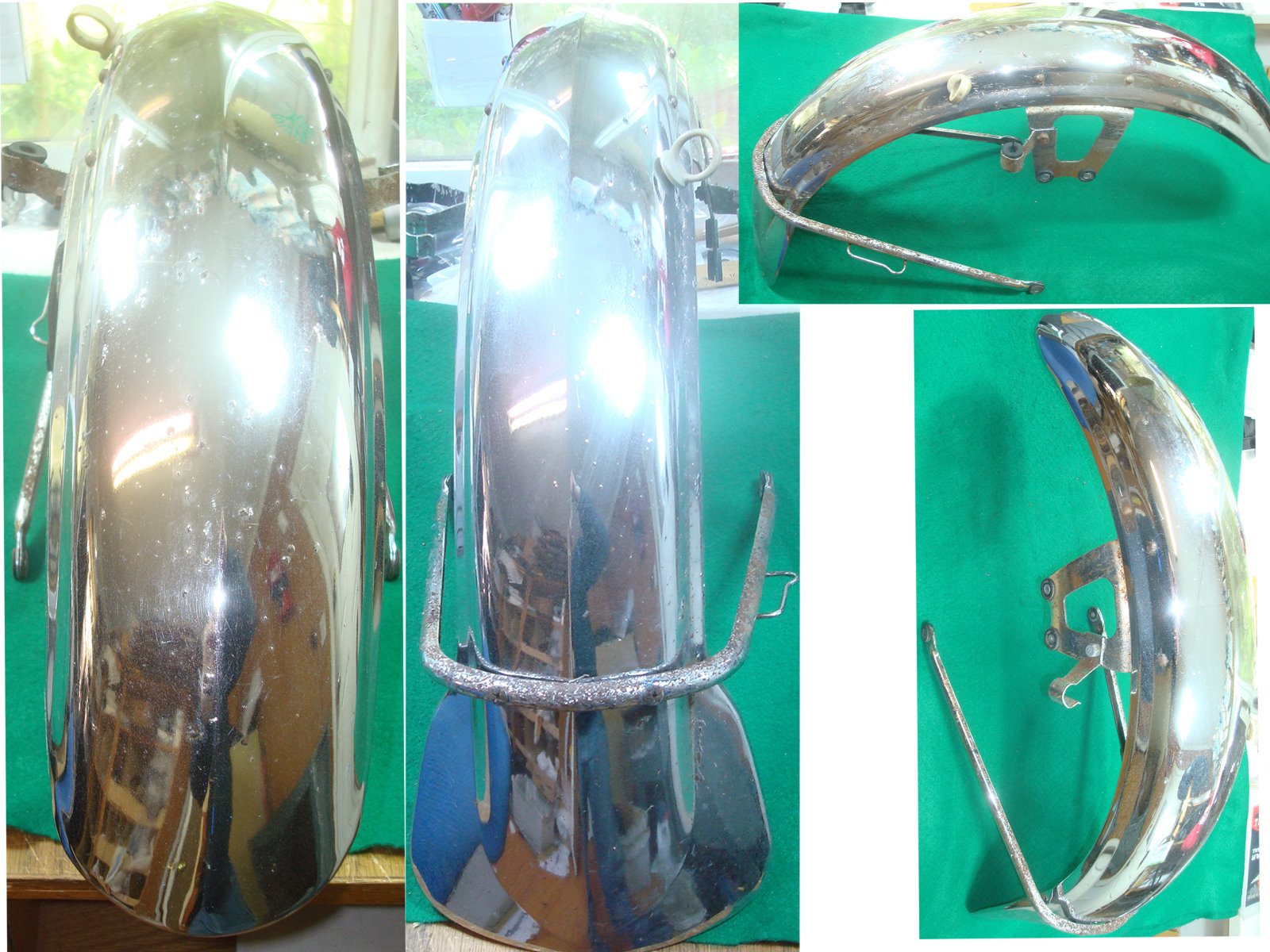 Goldwing GL1000 75 to 77 Front fender assembly Fender Fr. 61100-371-000