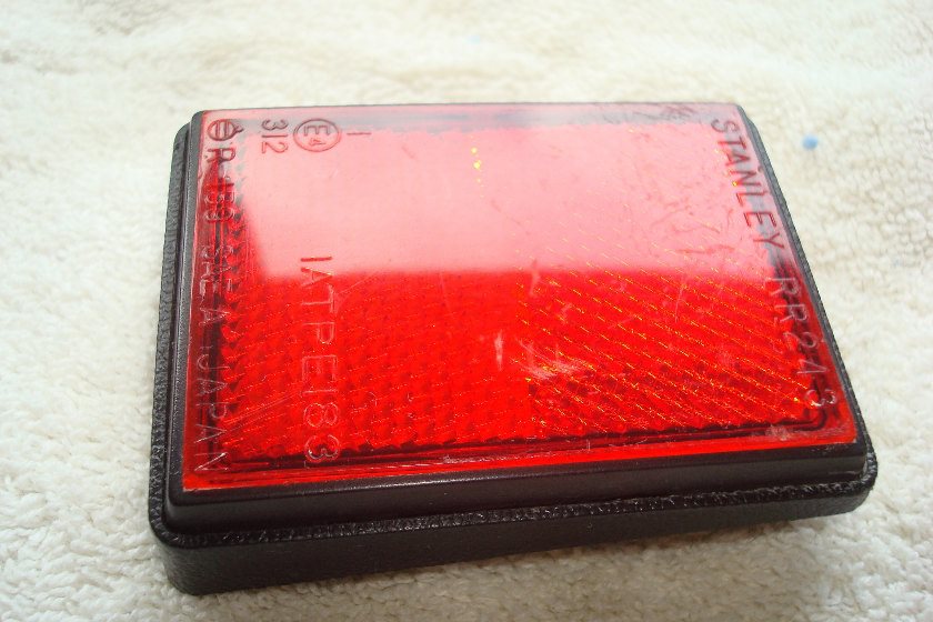 Goldwing GL1100 80 81 82 83 Saddle Bag reflector, stock Left