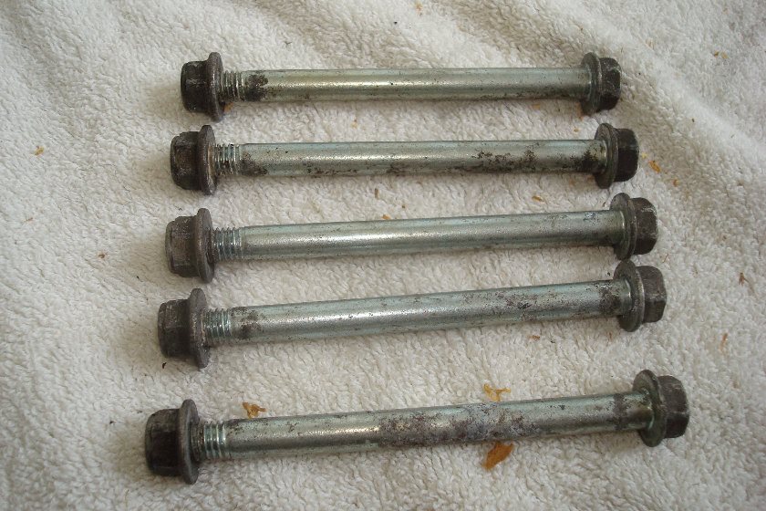 Goldwing GL1100 80 81 82 83 Brake rotor bolts, front, 80-83