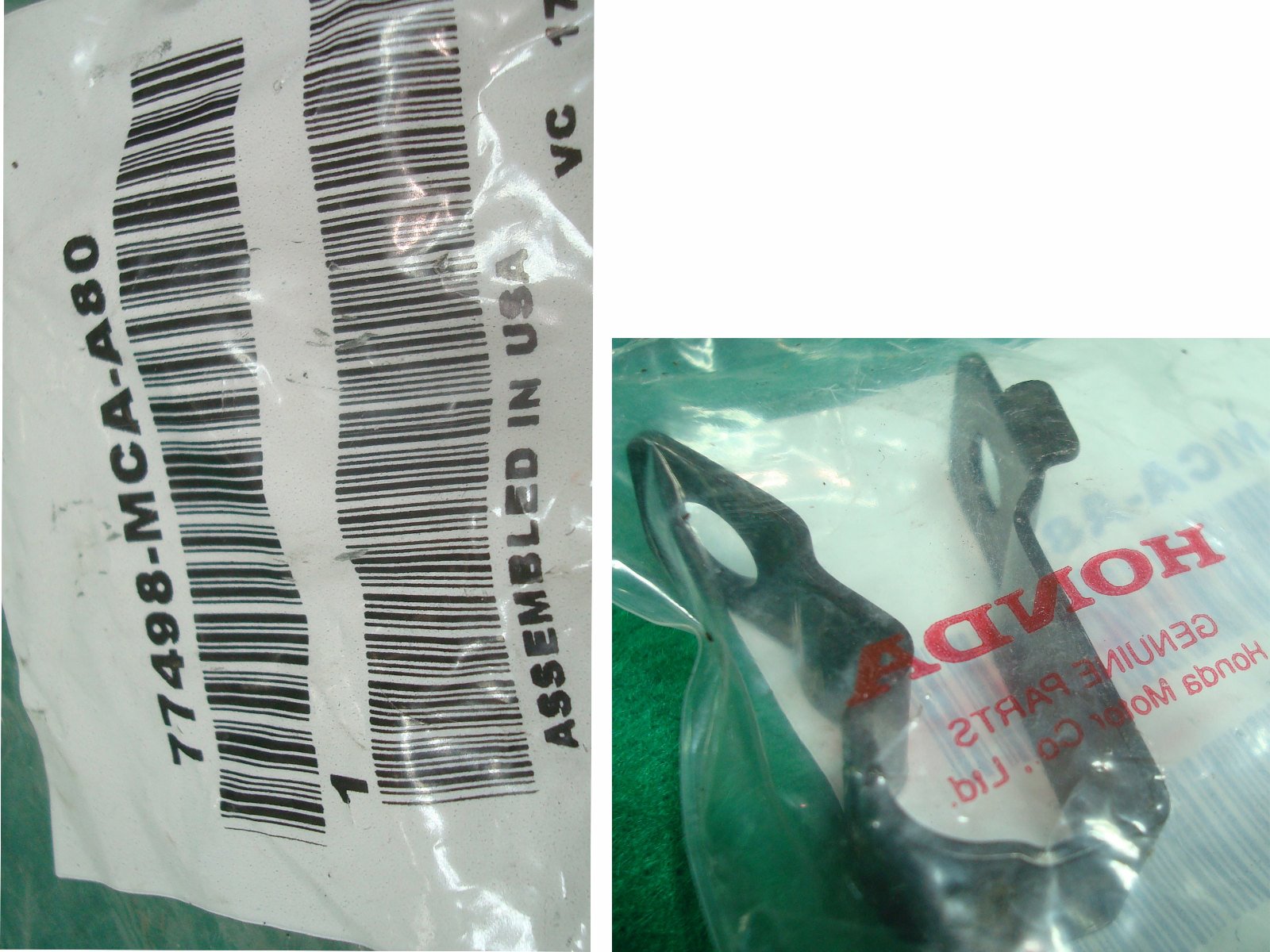 Goldwing GL1800 06 to 16 CLAMP, G SENSOR CORD (C) 77498-MCA-A80