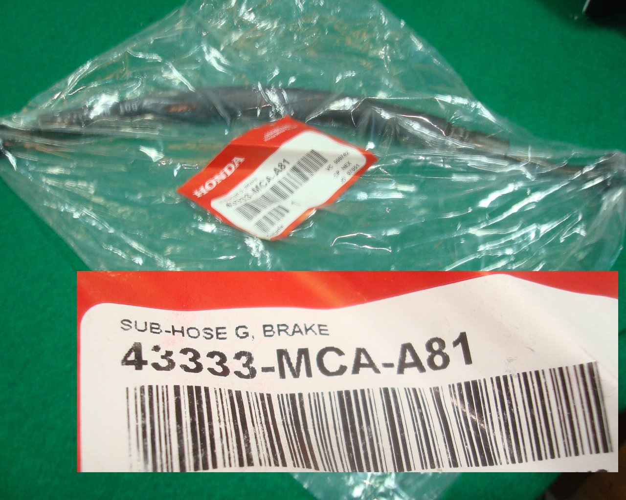 Antique, Vintage, Historic 35558 Goldwing Brake line G 43333-MCA-A81