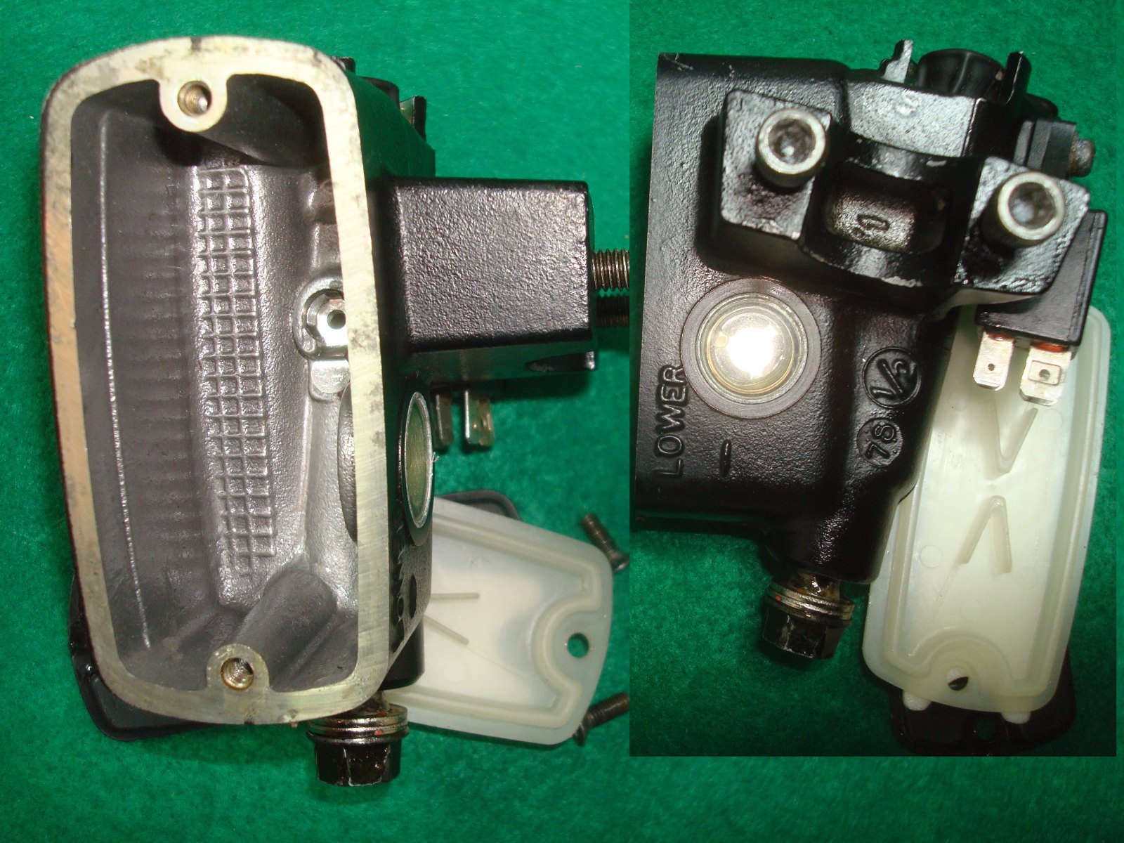 Goldwing GL1500 97 to 00 MASTER CYLINDER SUB-ASSY., FR. 45510-MAM-A61