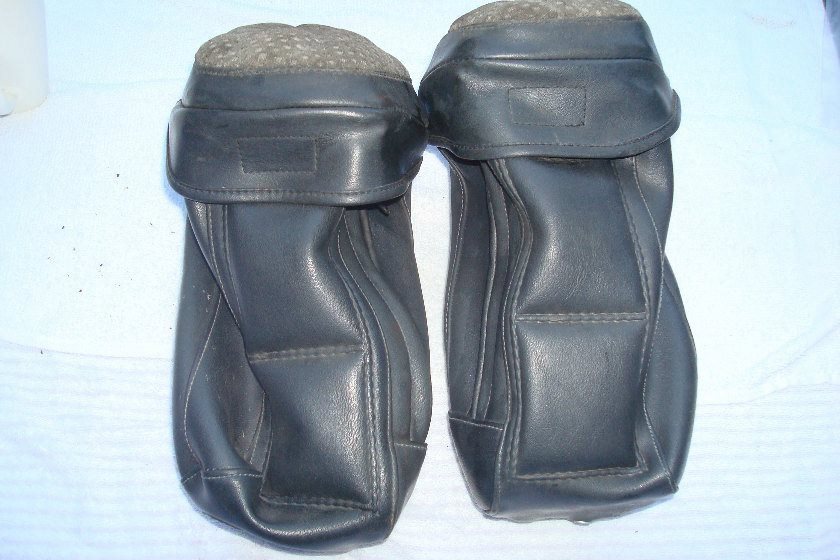 Goldwing GL1200 84 85 86 87 Grey Passenger pockets SET