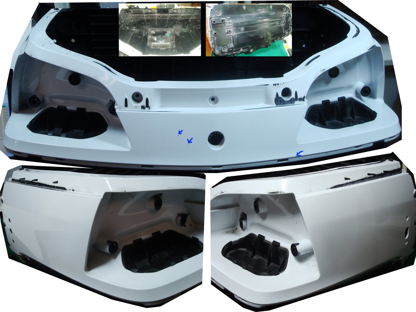 Goldwing GL1800 04 05 06 BOX, TRUNK NHA29 ARCTIC WHITE Plus 81111-MCA-000ZQ