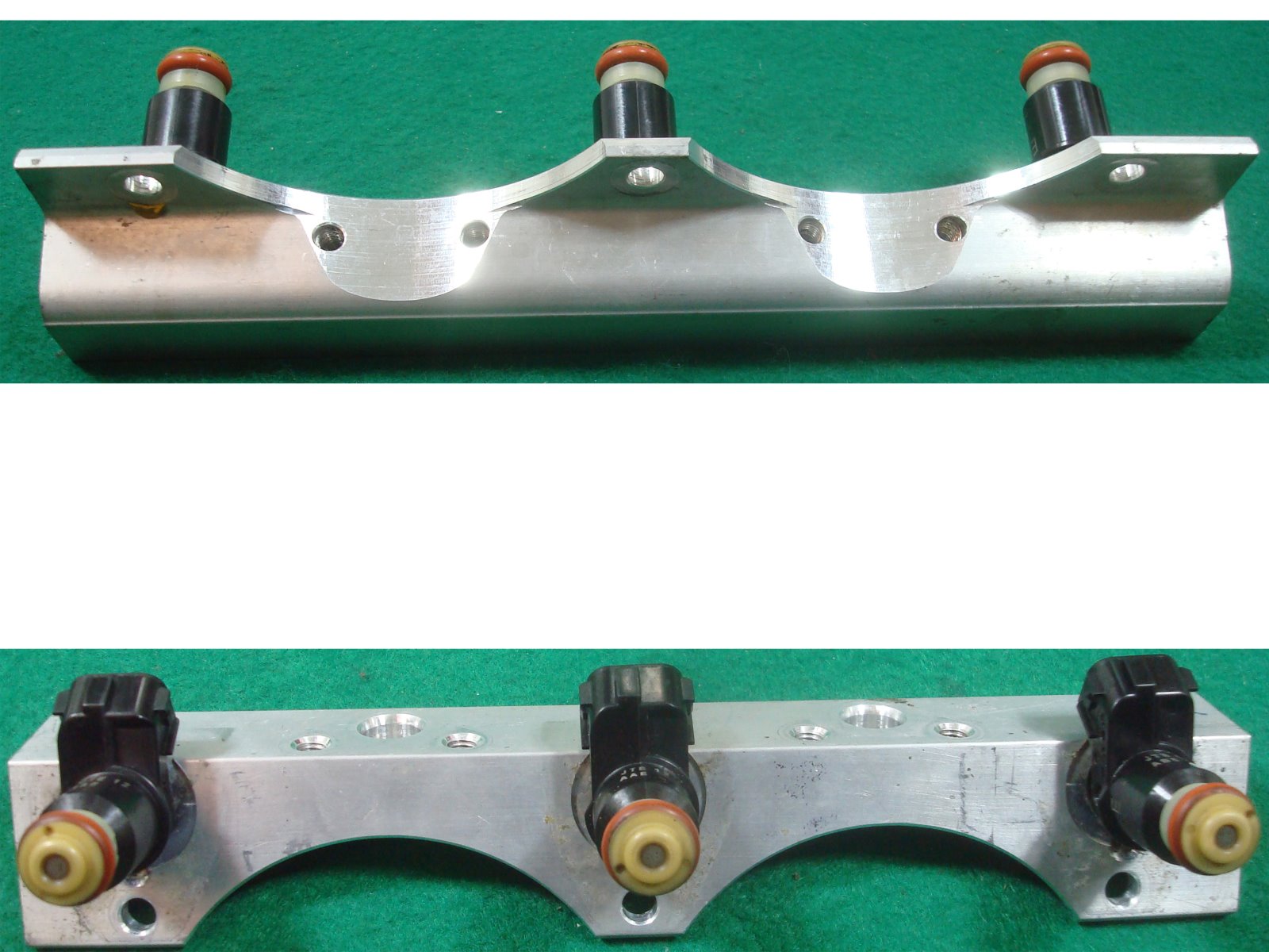 Goldwing GL1800 02 to 17 R. Injector rail 3 injectors installed 16450-MCA-013