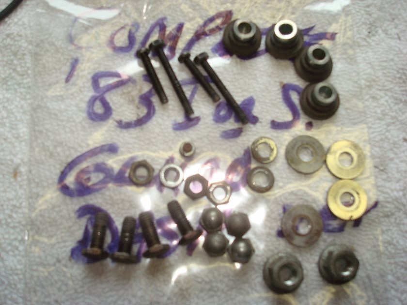 Goldwing GL1100 80 81 82 83 Complete dash fastener set Interstate/Standards