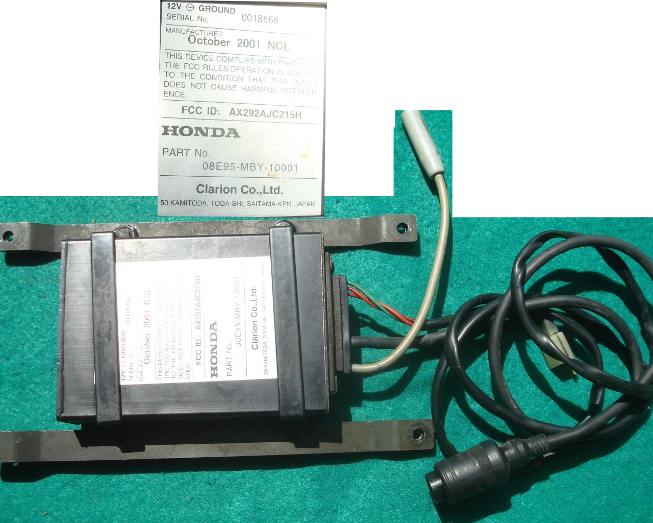 Honda Valkyrie 1500C,CT 99 to 01 CB Unit 08E95-MBY-10001