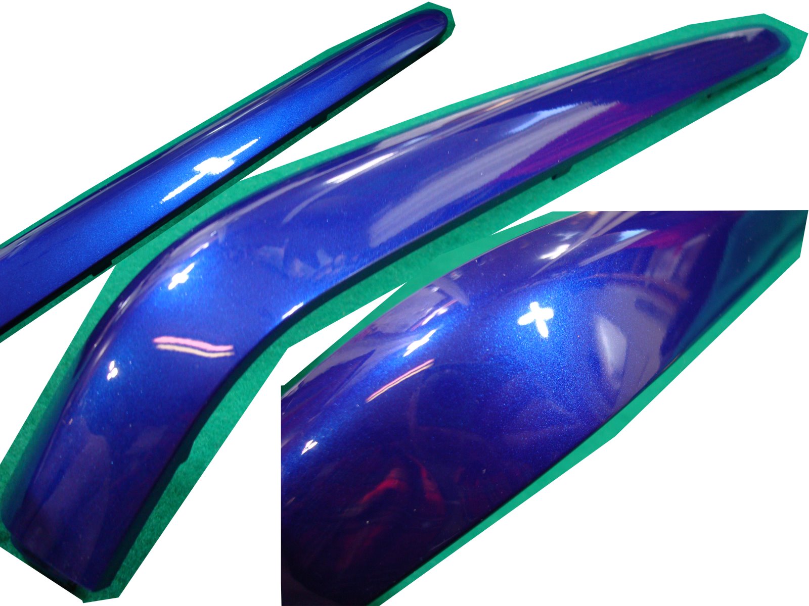 Goldwing GL1800 2001 MOLDING, L. TRUNK SIDE PB304P APOLLO 81162-MCA-000ZB