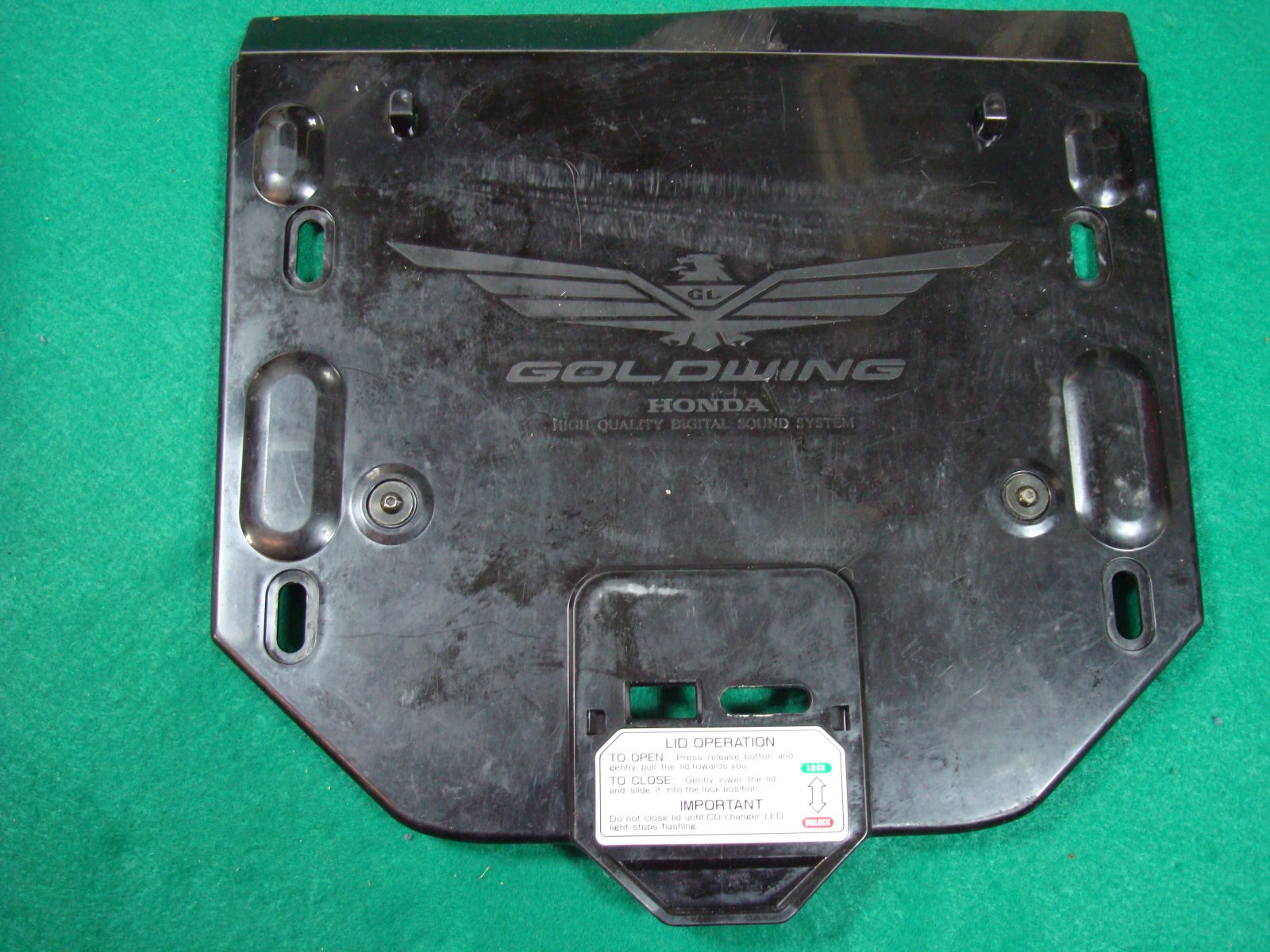 Goldwing GL1800 01 to 10 CD player trunk LID