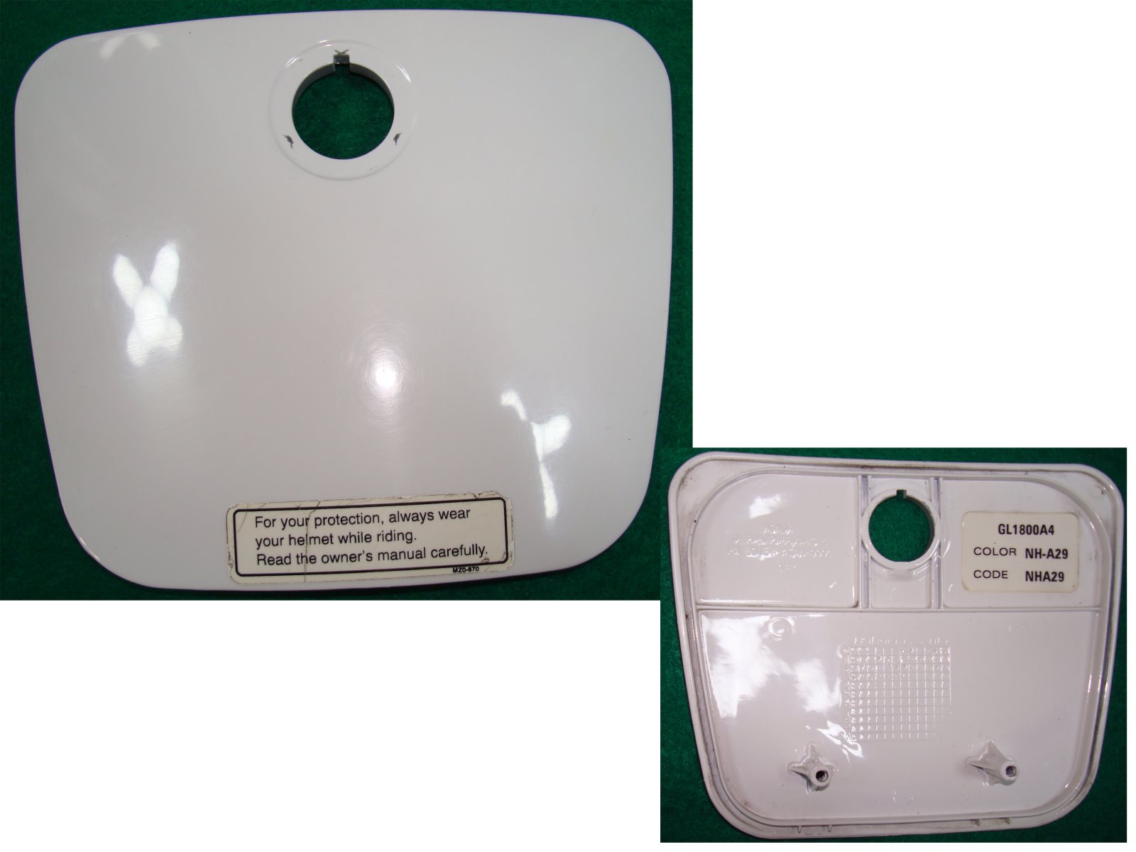 Goldwing GL1800 04 to 05 LID, SHELTER *NHA29* (ARCTIC WHITE) 83153-MCA-000ZQ