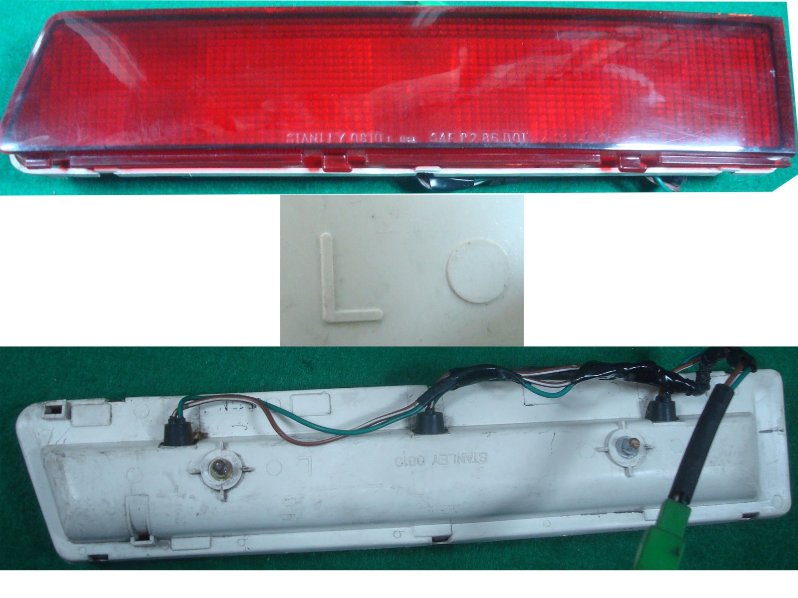 Goldwing GL1500 '88-00 REFLECTOR, L. SADDLEBAG REFLEX (Lighted) 33755-MAM-A62
