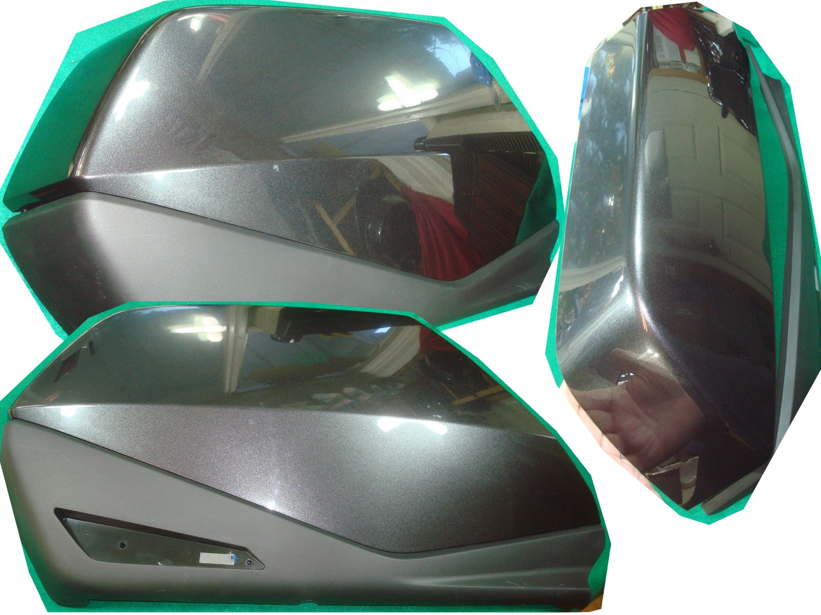 Goldwing GL1800 20 to 22 Lid, L. Saddlebag Metallic Black 81420-MKC-L20ZB