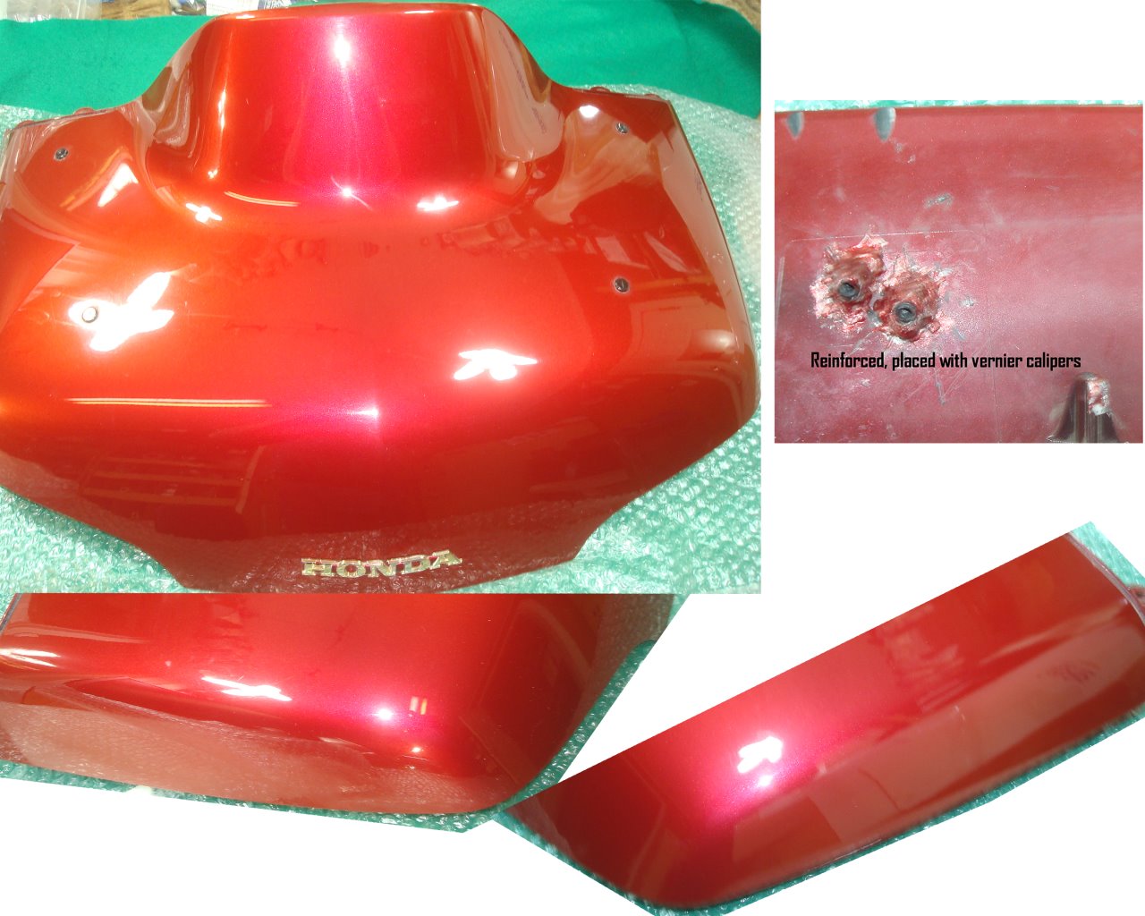 Goldwing GL1800 01 TO 02 Lid Pearl Canyon (Illus) Red R259 81125-MCA-780ZM