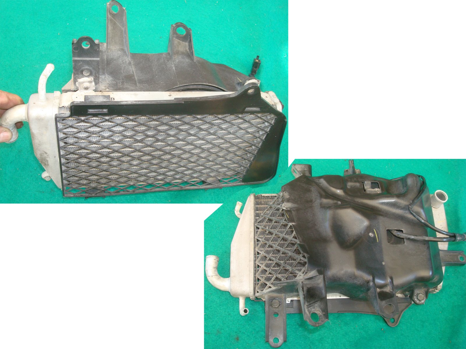 Goldwing GL1800 01 to 05 Radiator assembly, left hand side. 19060-MCA-003