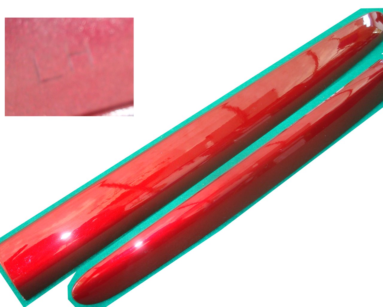 Goldwing GL1800 03 - 05 Saddlebag molding Left Durango Red 81461-MCA-000ZJ