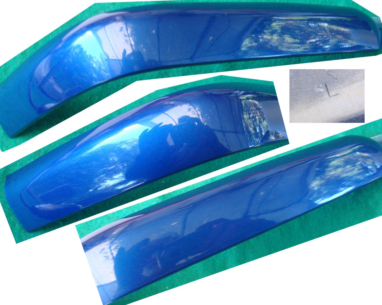Goldwing GL1800 2001  MOLDING L RR SADDLEBAG PB304P 81471-MCA-000ZB