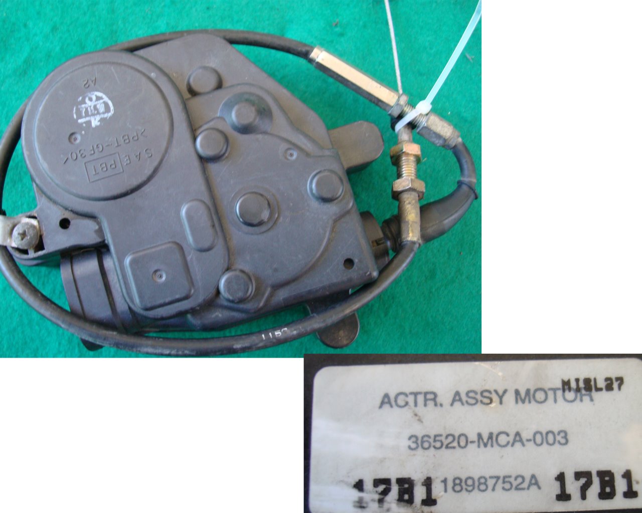 Goldwing GL1800 06 to 10 Cruise actuator assembly motor 36520-MCA-A01