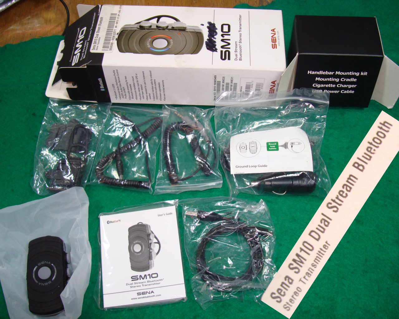 Goldwing GL1800 88 to '17 SM10 Dual Stream Bluetooth Stereo Transmitter