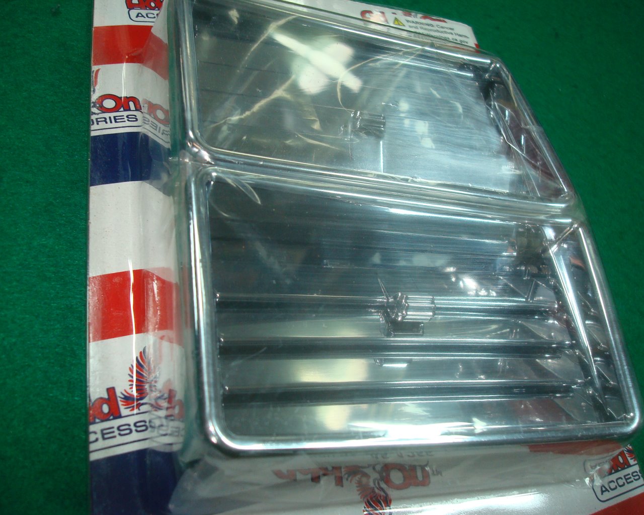 Goldwing GL1800 01 to '10 Chrome lower vent SET 45-1256