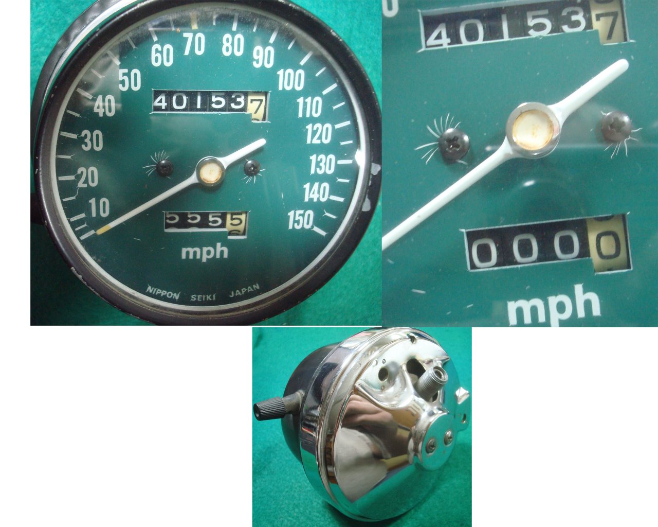 Goldwing GL1000 75 to 77 Speedometer Assby Unit 37200-371-671