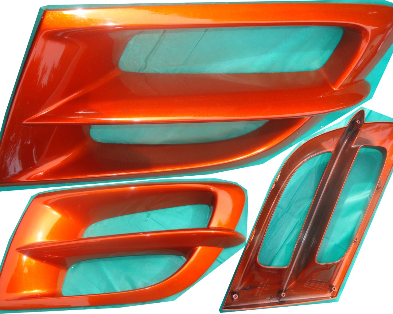 Goldwing GL1800 2003 LOUVER R. SIDE COWL *YR236M 64285-MCA-000ZK