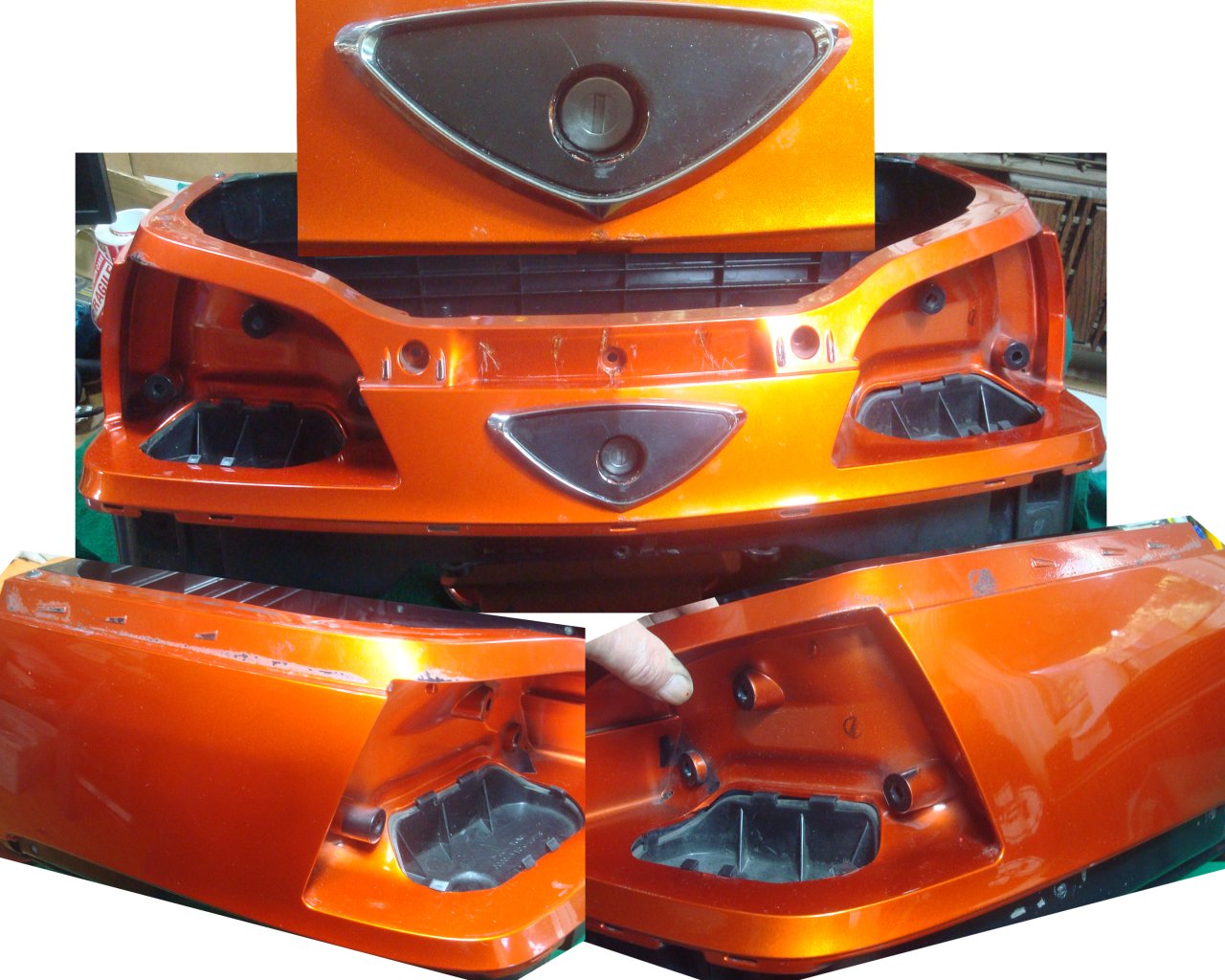 Goldwing GL1800 2003 Trunk Box Jupiter Orange YR-239 81111-MCA-000ZK