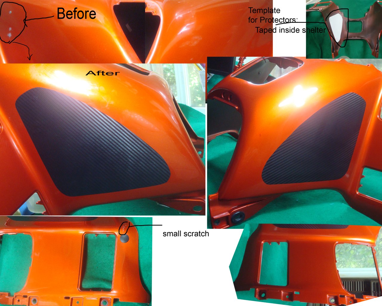 Goldwing GL1800 2003 Shelter Top Jupiter Orange YR-239 83152-MCA-000ZK