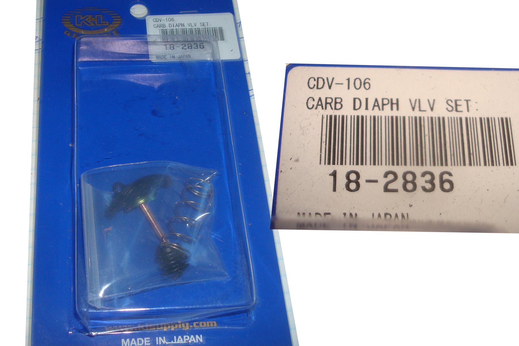 Goldwing GL1500 88 to 00 Carburetor Diaphragm KIT NEW 18-2836
