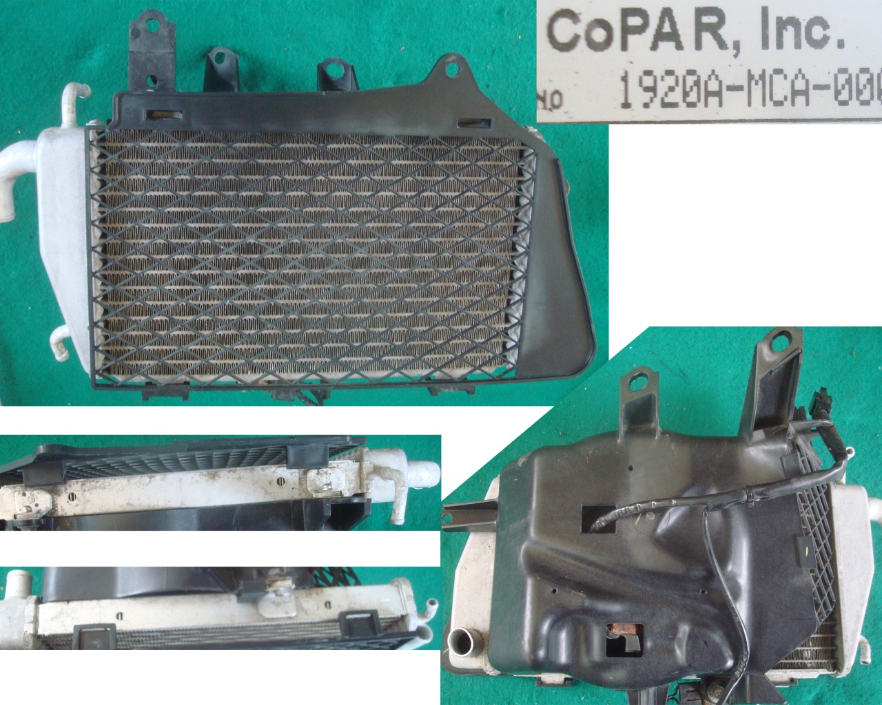 Goldwing GL1800 01 to 05 LEFT Radiator assembly comple`te 19060-MCA-003